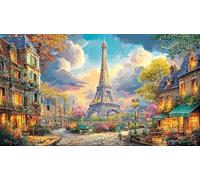 Eiffel-Tower Puzzle pour Adultes 1000 pièces Jeu éducatif détente Jeu Stimulant pour Adultes et Enfants de 12 Ans et Plus Idée Cadeau Parfaite 70x50/1000 pièces