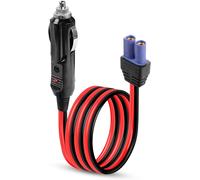 Eifj-Câble D'alimentation 14 Awg Allume-Cigare Vers Prise Ec5 Dc12/24 V Vers Prise Femelle Ec5 Pour Pompe À Air Automobile,Batterie Automobile,Uav,Véhicule Tout-Terrain,Etc. (100 Cm)