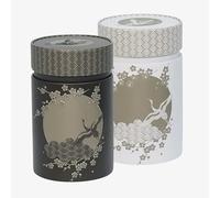 Eigenart Casa Komorebi Lot de 2 boîtes métalliques rondes, capacité de 150 g