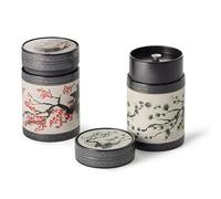 Eigenart Case Akashi AK75117 Lot de 2 boîtes rondes en métal avec couvercle à visser et capacité de 150 g