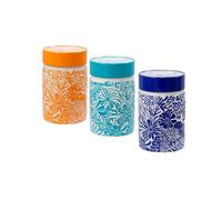 Eigenart Case Côte d'Azur CD75117 Lot de 3 boîtes métalliques rondes avec couvercle à visser et capacité de 150 g