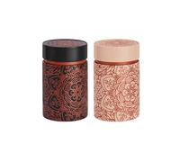 Eigenart Case Mandala MD115158 Lot de 2 boîtes en métal rondes avec couvercle à visser et capacité de 500 g