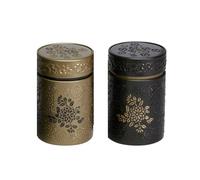 Eigenart Case Yumiko YU115158 Lot de 2 boîtes métalliques rondes avec couvercle à visser et capacité de 500 g