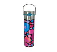 Eigenart LEEZA Cheerful 11021 Gourde isotherme à double paroi en acier inoxydable avec bouchon sport et passoire, sans BPA, 500 ml