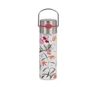 Eigenart Leeza Mira Bouteille isotherme 500 ml en acier inoxydable à double paroi avec passoire, gourde anti-fuite avec bouchon sport, pour thé, café à emporter, 6,8 x 23,5 cm