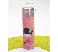 Eigenart LEEZA New Little Geisha 11002 Gourde isotherme, à double paroi, en acier inoxydable, avec bouchon sport et passoire, sans BPA, 500 ml