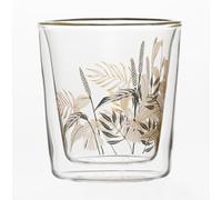 Eigenart Lyn Tropic Summer 41004 Verre à double paroi en verre borosilcate pour boissons chaudes et froides, sans BPA