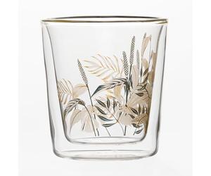 Eigenart Lyn Tropic Summer 41004 Verre à double paroi en verre borosilcate pour boissons chaudes et froides, sans BPA
