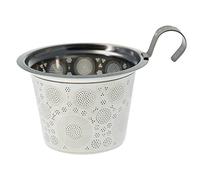 Eigenart Teaeve 89999 Passoire en acier inoxydable pour tasse en porcelaine de couleur argentée sans BPA