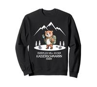 Eigentlich Will ich nur Kaiserschmarrn Essen Hiking Bear Sweatshirt