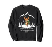Eigentlich Will ich nur Kaiserschmarrn Essen Hiking Deer Sweatshirt