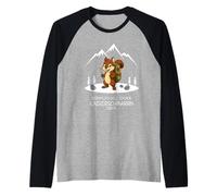 Eigentlich Will ich nur Kaiserschmarrn Essen Hiking Squirrel Manche Raglan