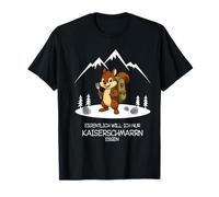 Eigentlich Will ich nur Kaiserschmarrn Essen Hiking Squirrel T-Shirt