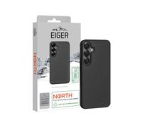 EIGER - Coque Rigide Noire Ultra-renforcée Polycarbonate *Drop-Test 4 Metres* pour Samsung Galaxy S24 / S25