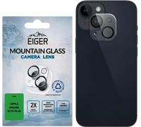 Eiger Kameraschutz Glas 3D transparent Apple iPhone 15 et 15 Plus
