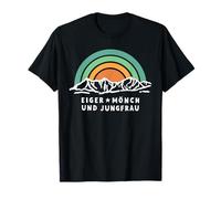 Eiger Moine Vierge Bernoise Oberland Suisse Montagne Randonnée T-Shirt