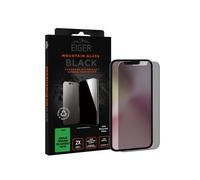 Eiger Mountain Black - Protection D'écran Pour Téléphone Portable - Verre - Avec Filtre De Confidentialité - À Double Sens - Adhésif - Noir - Pour Apple Iphone 13, 14, 16e
