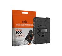 Eiger Coque renforcée Peak pour Samsung Galaxy Tab A9+ — Poignée 360°, béquille, bandoulière — Noir