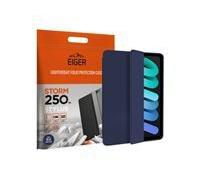Eiger Étui folio pour iPad mini 6/mini 7 – Bleu, stand magnétique renforcé, emplacement stylet