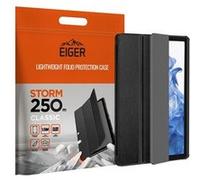 Eiger Storm 250M - Étui à rabat pour tablette - polycarbonate, polyuréthane - noir - pour Samsung Galaxy Tab S7, Tab S8 G