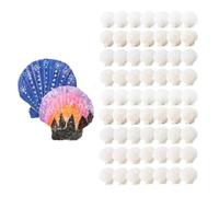 Eighosee 100 Pièces de Coquillages pour L'Artisanat de Grandes Pétoncles Naturelles, D'Huîtres Blanches en Vrac pour Décoration de la Plage de à Faire Soi-Même
