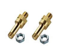 Eighosee 2 Pièces de Vis en Cuivre pour Latéral de Batterie 3/8 Boulon de Borne de Batterie Latérale 3/8 Poucesuces-16