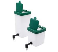 Eighosee 2 Pièces Distributeur d'eau de Lapin Abreuvoir Mangeoire à Boire Équipement de Boisson Automatique Fournitures pour Animaux de Compagnie Hamster