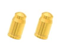 Eighosee 2 PièCes SéRies Titanium VéLo Schrader Capuchon de Valve LéGer VéLo Pneu Conversion de Pneu Gaz Dust Cover VéLo Tout Terrain VéLo Valve Adaptateur Or