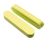 Eighosee 20 PièCes SéRies Tampon à Ongles Bloc de PonçAge Polisseur de Polissage pour D'Art D'Ongle Acrylique Outils de Manucure Jaune