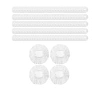 Eighosee 200 Pièces de Housses de Casque Jetables pour Écouteurs, Coussinets d'oreille, Housse de Casque Non Tissée Hygiénique, Protection Extensible Anti-Transpiration pour Écouteurs