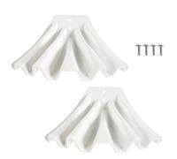 Eighosee 2pack Gutter Du Disperseur Disperser Gutter Accessoires Accessoires de Gouttière Blanc