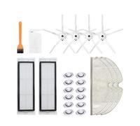 Eighosee 4 brosses latérales + 2 filets filtrants + 3 serpillères + 12 filtres pour aspirateur robot S50 S55 S60 T4 T6