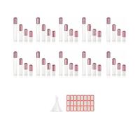 Eighosee 40 Pièces 2ML 3Ml 5ML 10Ml Bouteille à Bille Emballage Cosmétique Bouteilles de Parfum Récipient Liquide Bouteille à Bille pour Voyage