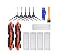 Eighosee 5 brosses latérales + 2 brosses + 5 filtres filet pour STYJ02YM Robot Aspirateur Accessoires