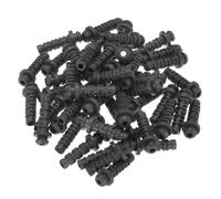 Eighosee 50 Pièces 4 mm Connecteur de Cordon de Décharge de Traction Manchon de Gaine de Câble pour Protection D'Isolation de Cordon de Câble Électrique