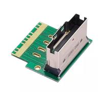 Eighosee 90 ° Tour SFF-8654 8i X8 Card de Protection D'Interface Slimline SAS Mâle à Adaptateur Carte Extender Adaptateur Test Test Outils