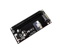 Eighosee Adaptateur de Carte Graphique Externe SFF-8654 8i vers PCIe 4.0 X16 pour Carte Mère Accessoires D'Ordinateurs DIY