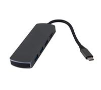 Eighosee Adaptateur USB C 6 en 1 vers USB 3.0 multi-USB 3.0 pour station d'accueil USB Pro Air Type C (vert)