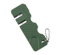 Eighosee Affûteur de Couteaux C de Poche en Céramique, Outil Diamanté, Engrenages D'Affûtage de Ciseaux, Couteau en Carbure, Pierre à Aiguiser, Outils Multiples D'Extérieur Faciles à Utiliser