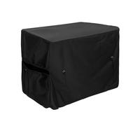 Eighosee Bâche de Protection pour Réchauffeur de Piscine, Couverture pour Pompe à Chaleur de Piscine pour L'Hiver, avec Trou pour Tuyau et Système de Fermeture à Bande Auto-Agrippante.