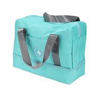 Eighosee Bleu Clair Voyage VêTements Stockage Valise Organisateur Chaussures Sac Armoire Tronc Cas Fourre-Tout Fermeture éClair Pochette Bagages Bagages Fournitures Fournitures Trucs