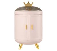 Eighosee Boîte de Rangement Portable pour - Étui de Voyage pour Bagues, Boucles D'Oreilles, Colliers - Conteneur de Rangement en Plastique