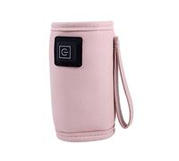 Eighosee Chauffe-Eau à Lait USB Chauffe-Biberon pour Sans Danger pour L'Hiver en Plein Air - Rose