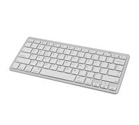 Eighosee Clavier sans Bluetooth ultra-fin portable Bk3001 pour téléphone Android Blanc