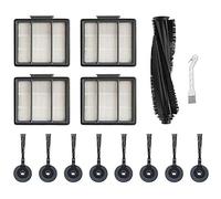 Eighosee Convient pour les accessoires de balayeuse S87 R85 RV850 Filtre à brosse latérale Couvercle de brosse principale