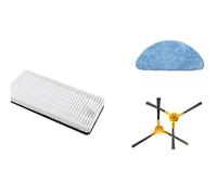 Eighosee Convient pour les accessoires de robot de balayage, brosse principale X500, filtre à chiffon latéral