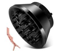 Eighosee Diffuseur de Sèche-Cheveux Universel, Accessoire de Diffusion pour Cheveux Fins, Épais, Bouclés et Crépus, Outil de Salon de Coiffure avec Clip