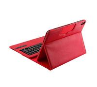 Eighosee Étui avec clavier sans amovible pour Pro 11 2018 (rouge)