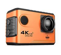 Eighosee F100B Caméra d'action 4 K HD 2,4 G Wifi Mini caméra 2.0 Écran de presse 1080P Cam Vidéo Casque d'extérieur Camara