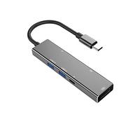 Eighosee Hub USB C pour Pro/Air 6 en 1 Hub USB C vers 4K, alimentation USB-C, ports USB 3.0, lecteur de carte SD/TF